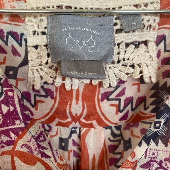 Anthropologies | Vanessa Virginia Daytripper Boho Dress, Size M - Picture 7 of 8